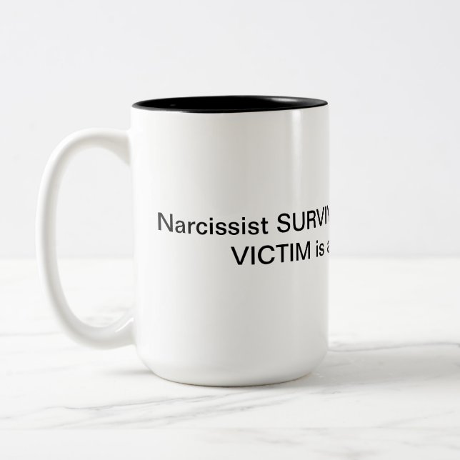 Narcissist mug (Left)