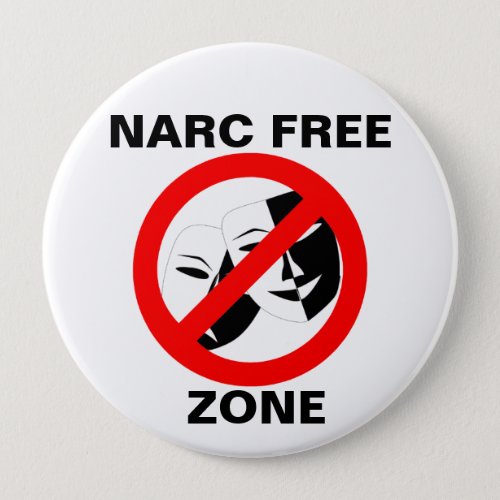 NarcissistNarc Free Zone Button