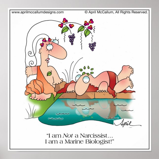 NARCISSIST Print by April McCallum (Front)