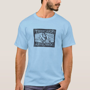 Narcissist (The Empty Self): Digitized woodcut T-Shirt