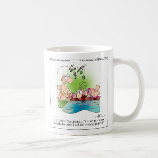 NARCISSIST WOMAN Mug by April McCallum