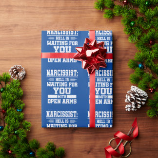 Narcissist wrapping paper