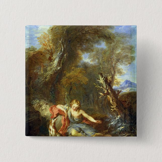 Narcissus, 1728 button (Front)