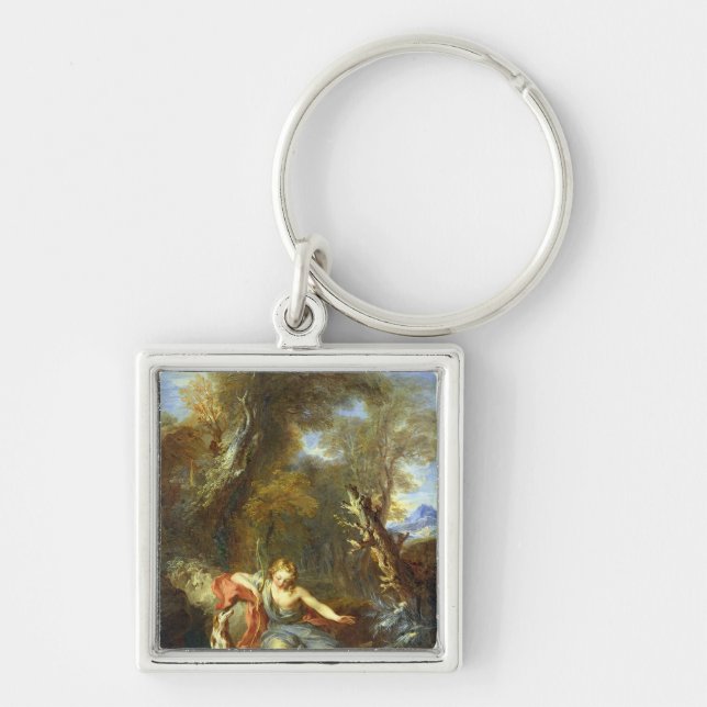 Narcissus, 1728 keychain (Front)