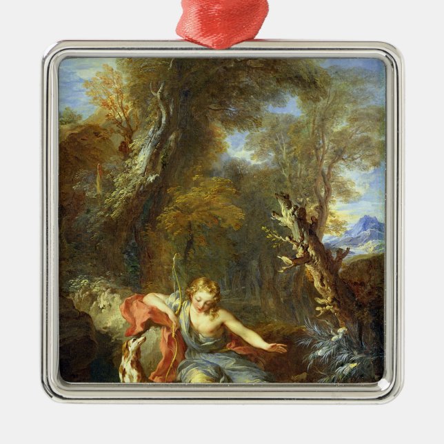 Narcissus, 1728 metal ornament (Front)