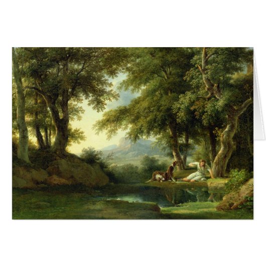 Narcissus Admiring his Reflection (Front Horizontal)