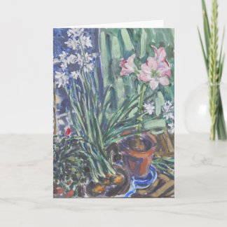 Narcissus, Amaryllis Card