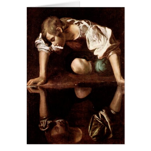 Narcissus, Caravaggio (Front)