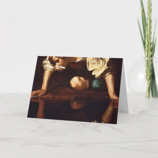 Narcissus Caravaggio Card (Front)