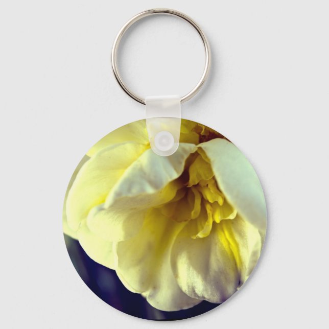 Narcissus Daffodil Keychain (Front)