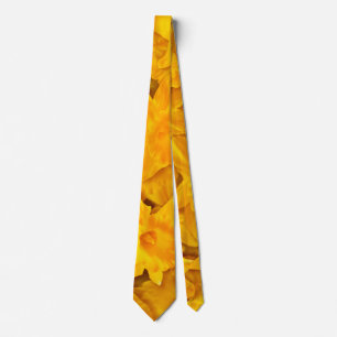Narcissus Flowers Neck Tie