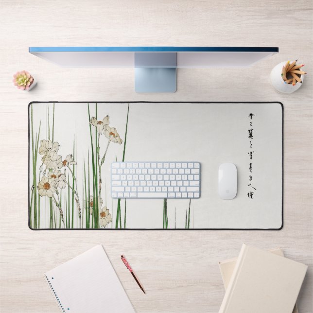 Narcissus jonquilla Flower, Watanabe Seitei Desk Mat (Office 1)