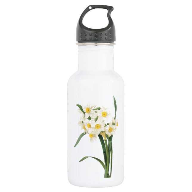 narcissus(Narcissus tazetta) by Redouté Water Bottle (Front)