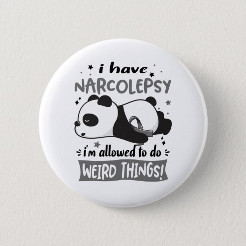 Narcolepsy Awareness Month Ribbon Gifts Button