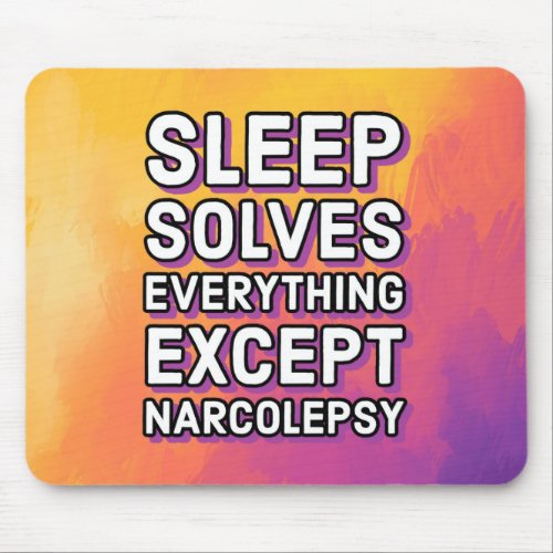 Narcolepsy Awareness Mouse Pad