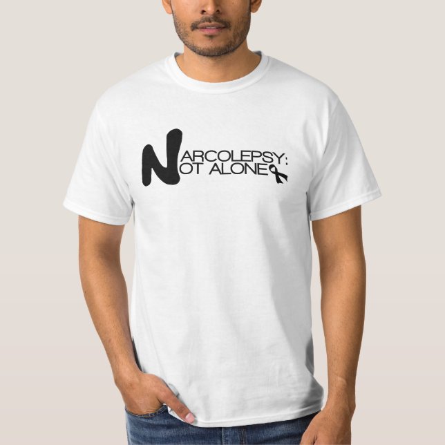 NARCOLEPSY: NOT ALONE™ Basic T-shirt (Front)