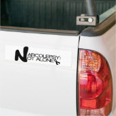 NARCOLEPSY: NOT ALONE™ Bumper Sticker (On Truck)