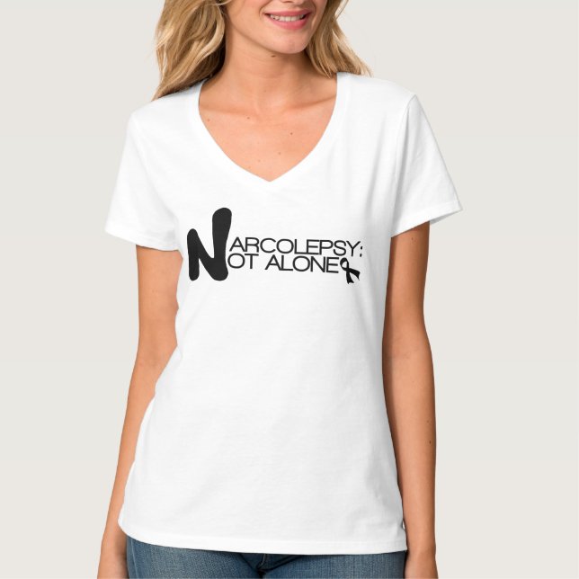 NARCOLEPSY: NOT ALONE™ Classic Design Womens T-Shirt (Front)