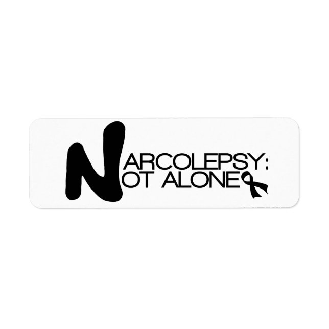 NARCOLEPSY: NOT ALONE™ Classic Small Stickers (Front)