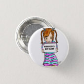 NARCOLEPSY: NOT ALONE™ Fun Button (Front & Back)
