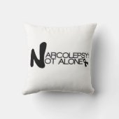 NARCOLEPSY: NOT ALONE™ Fun Pillow (Back)