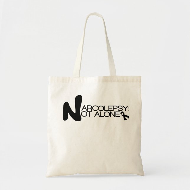 NARCOLEPSY: NOT ALONE™ Tote Bag (Front)