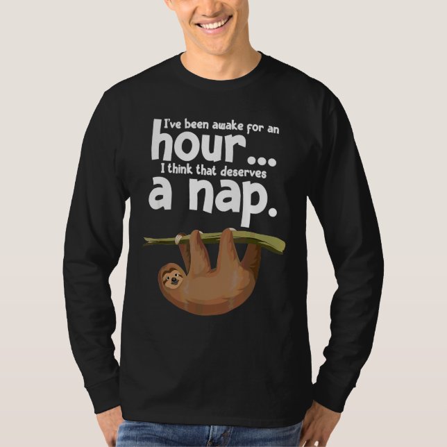 Narcolepsy Sleep Sloth Narcoleptic Awareness T-Shirt (Front)