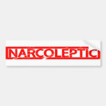 Narcoleptic Stamp Bumper Sticker