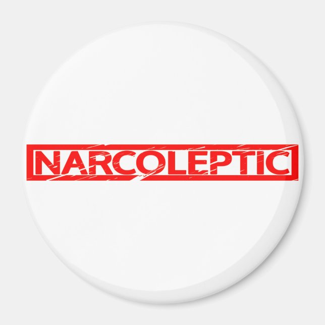 Narcoleptic Stamp Magnet (Front)