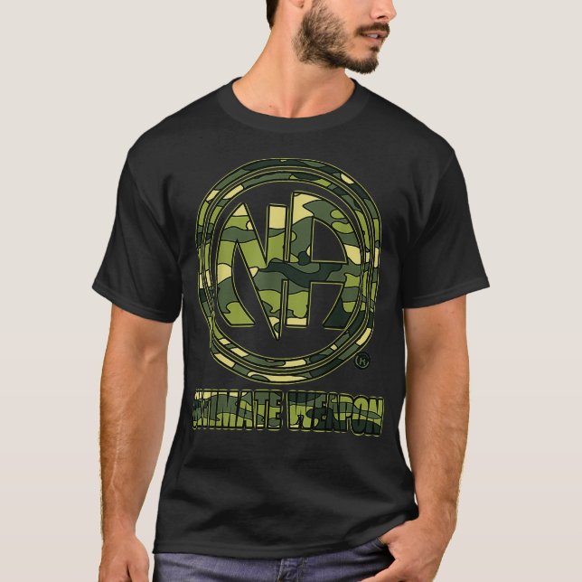 Narcotics Anonymous  Camo Ultimate Weapon NA  T-Shirt (Front)