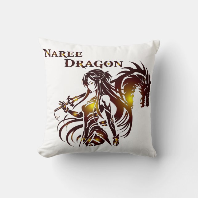 Naree Dragon Pillow (Front)