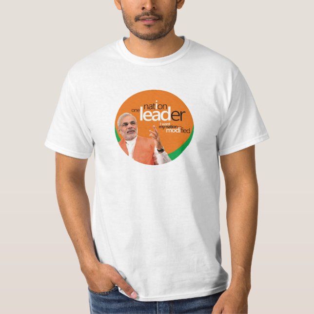 Narendra Modi 1Nation 1PM T-Shirt (Front)