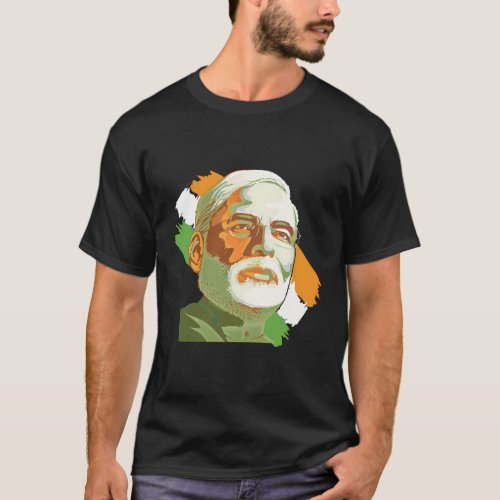 Narendra Modi India Prime Minister Namo Bjp Suppor T_Shirt