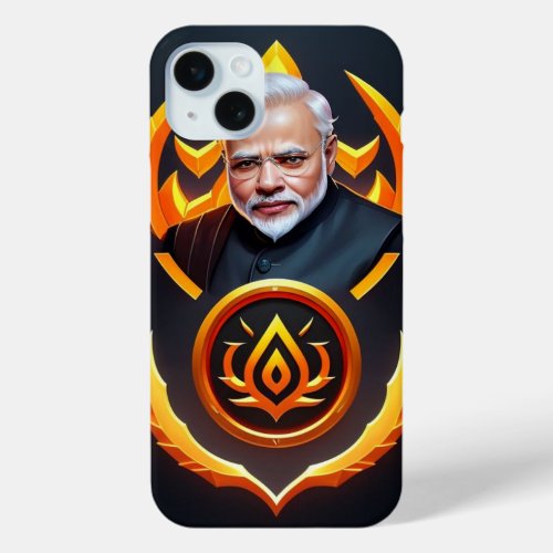 Narendra Modi Swachh Bharat Abhiyan iPhone 15 Plus Case