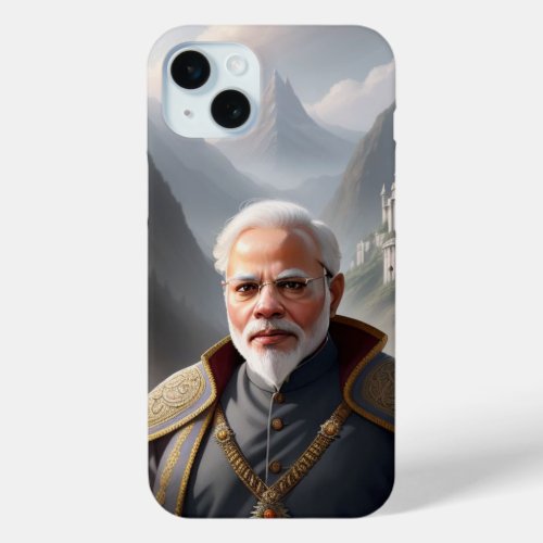 Narendra Modi Technological Advancements iPhone 15 Plus Case