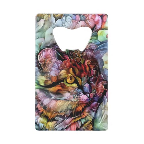 Nari and the Flowers Credit Card Bottle Opener