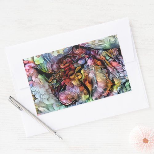 Nari and the Flowers Rectangular Sticker