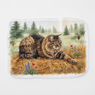 Nari of the Forest Baby Burp Cloth