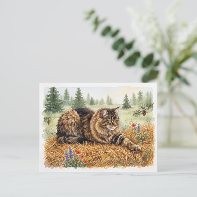 Nari of the Forest Invitation Postcard (Standing Front)