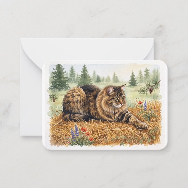 Nari of the Forest Note Card (Front)