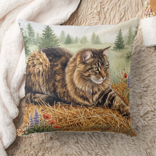 Nari of the Forest Throw Pillow (Blanket)