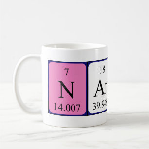 Nario periodic table name mug