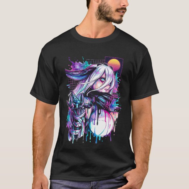 Narja Crowd Control Support Chaos Zero Nightmare P T-Shirt (Front)