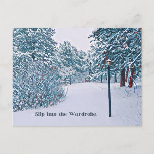 Narnia Inspired Post Card