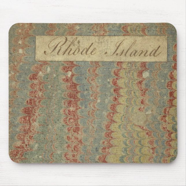 Narraganset Bay Topographical Chart Mouse Pad (Front)