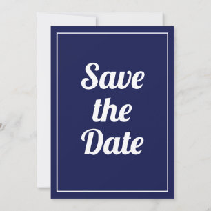 Narragansett Bay Vintage Map Save the Date Wedding Invitation