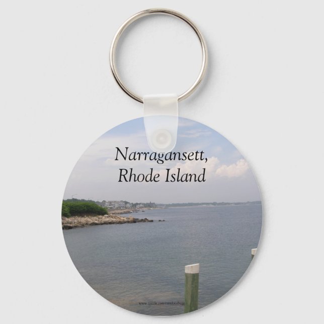 Narragansett, Rhode Island Keychain (Front)