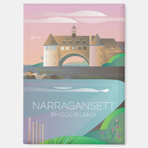 Narragansett, Rhode Island Refrigerator Magnet