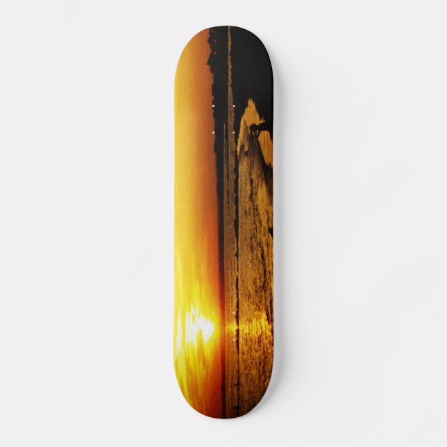 Narragansett Sunset Skateboard (Front)