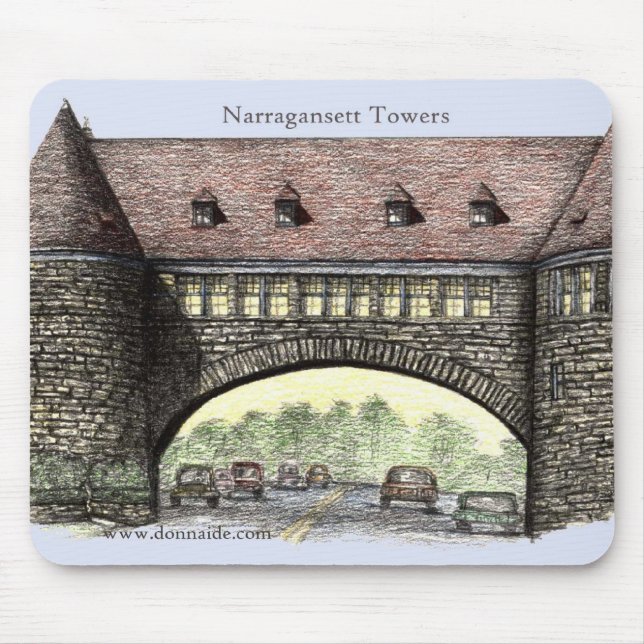 Narragansett Towers Mousepad (Front)